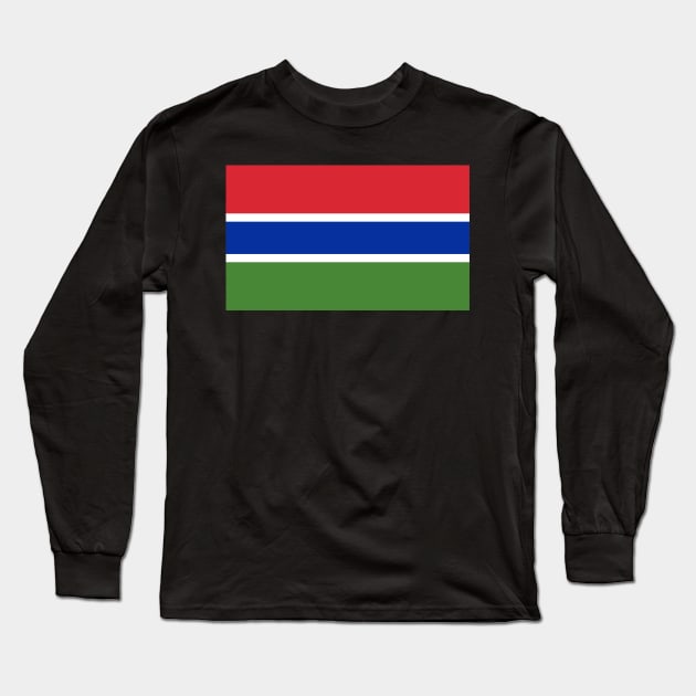 Gambia Long Sleeve T-Shirt by Wickedcartoons